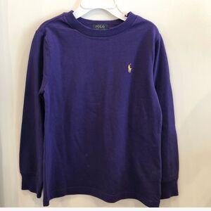 Purple long sleeve shirt